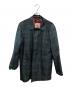 BARACUTA（バラクータ）の古着「ブラックウォッチ ステンカラーコート／BLACK WATCH SOUTIEN COLLAR COAT」｜グリーン×ネイビー