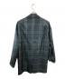 BARACUTA (バラクータ) ブラックウォッチ ステンカラーコート／BLACK WATCH SOUTIEN COLLAR COAT グリーン×ネイビー サイズ:40：10000円