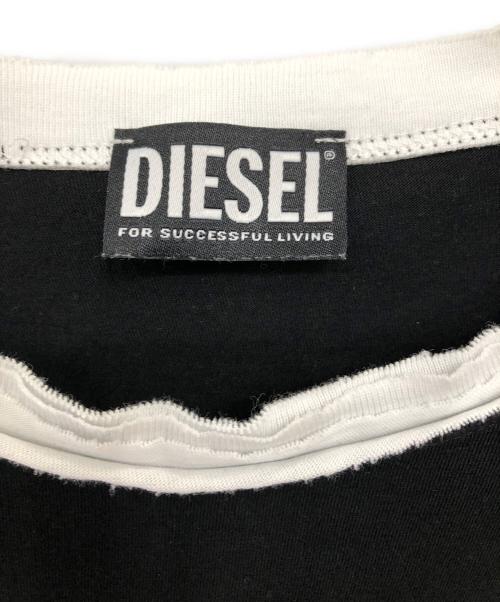 DIESEL（ディーゼル）DIESEL (ディーゼル) ショートスリーブプリントTシャツ／S/S PRINT T-SHIRT ブラック サイズ:Mの古着・服飾アイテム