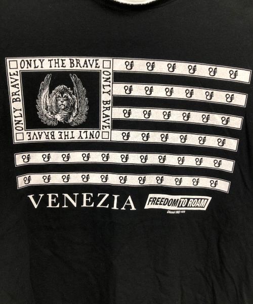 DIESEL（ディーゼル）DIESEL (ディーゼル) ショートスリーブプリントTシャツ／S/S PRINT T-SHIRT ブラック サイズ:Mの古着・服飾アイテム