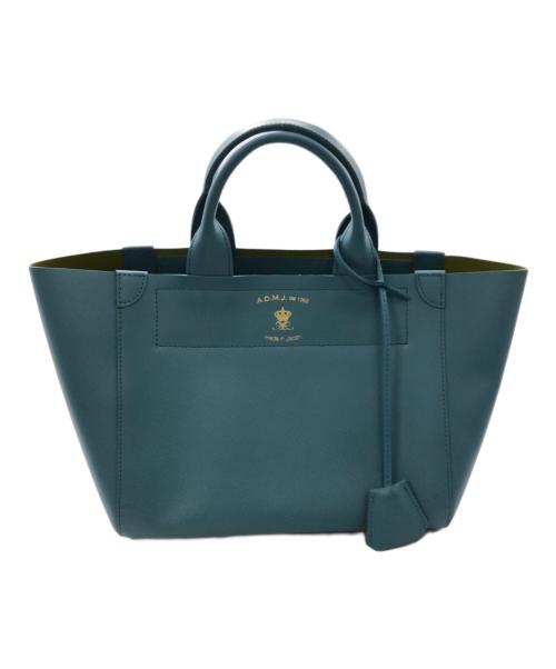 A.D.M.J.（エーディーエムジェイ）A.D.M.J. (エーディーエムジェイ) ミニトートバッグ／MINI TOTE BAG スカイブルーの古着・服飾アイテム