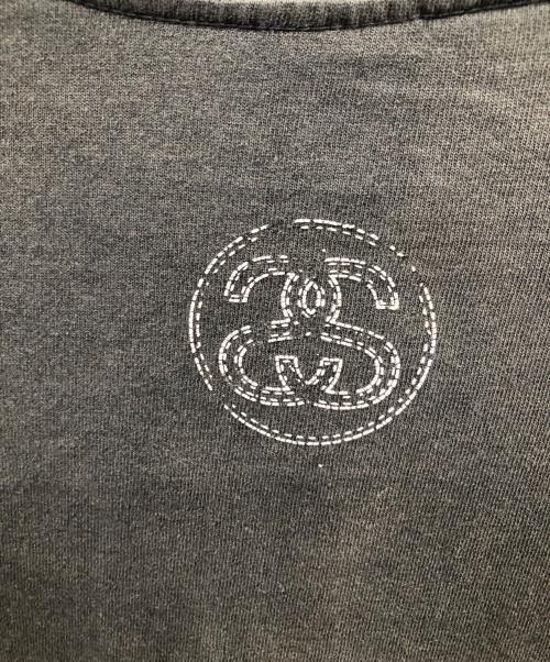 stussy（ステューシー）stussy (ステューシー) 90'sオールド ステッチロゴ プリントTシャツ／90'S OLD STITCH LOGO PRINT T-SHIRT グレー サイズ:Lの古着・服飾アイテム