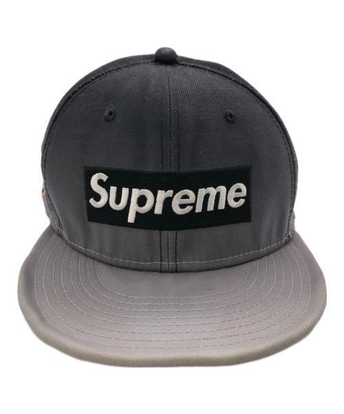 SUPREME（シュプリーム）SUPREME (シュプリーム) New Era (ニューエラ) グラディエント ボックス ロゴ ニューエラ／GRADIENT BOX LOGO NEW ERA ブラック×グレーの古着・服飾アイテム