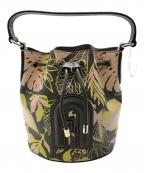 FURLAフルラ）の古着「クリオ バケットバッグ／CLIO BUCKET BAG」｜ベージュ×オリーブ