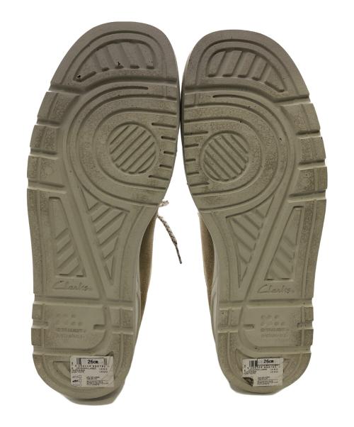 CLARKS（クラークス）CLARKS (クラークス) コートライトシーム／COURTLITE SEAM ベージュ サイズ:26cmの古着・服飾アイテム