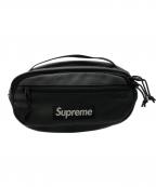 SUPREMEシュプリーム）の古着「レザーウエストバッグ／LEATHER WAIST BAG」｜ブラック