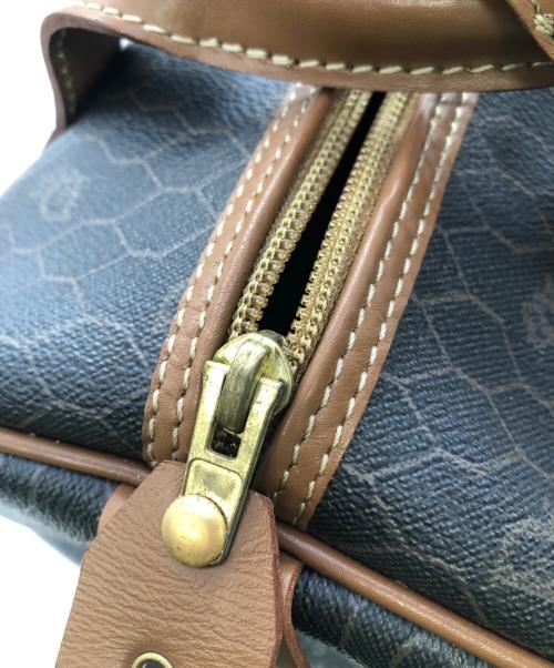 Christian Dior（クリスチャン ディオール）Christian Dior (クリスチャン ディオール) PVC加工コットンミニボストンバッグ／PVC COATING COTTON MINI BOSTON BAG ブラウン×グレーの古着・服飾アイテム