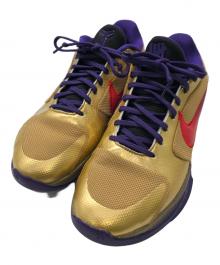 NIKE×UNDEFEATED（ナイキ×アンディフィーテッド）の古着「DA6809-700コービー5 プロトロ "ホール・オブ・フェイム"KOBE 5 PROTRO ”HALL OF FAME”」｜ゴールド×パープル