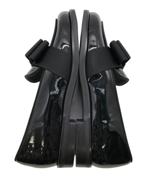 OHGA（オオガ）OHGA (オオガ) リボンローファー／RIBBON LOAFER ブラック サイズ:24cmの古着・服飾アイテム