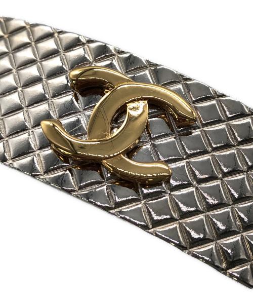 CHANEL（シャネル）CHANEL (シャネル) ココマークバレッタ／COCO MARK BARRETTE シルバー×ゴールドの古着・服飾アイテム