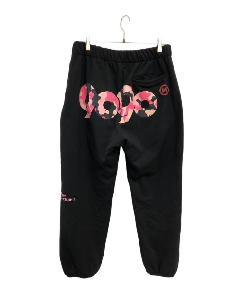 9090（9090）9090 (9090) 90カモフラロゴ セットアップスウェット／90 CAMOFLA LOGO SET UP SWEAT ブラック サイズ:Lの古着・服飾アイテム
