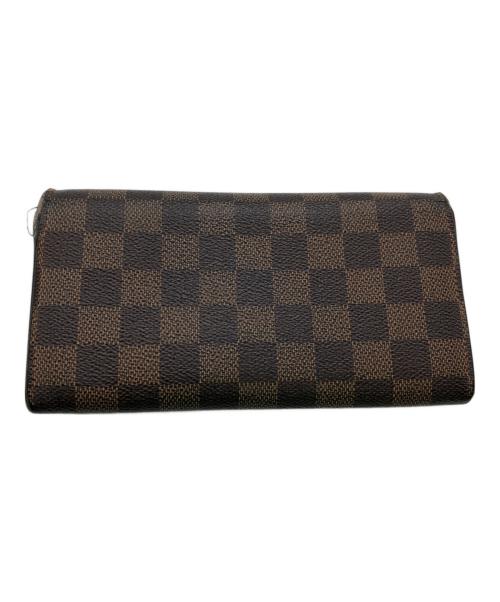 LOUIS VUITTON（ルイ ヴィトン）LOUIS VUITTON (ルイ ヴィトン) ダミエ・ポルトフォイユ・サラ ロングウォレット／DAMIER PORTEFEUILLE SARAH LONG WALLET ブラウンの古着・服飾アイテム