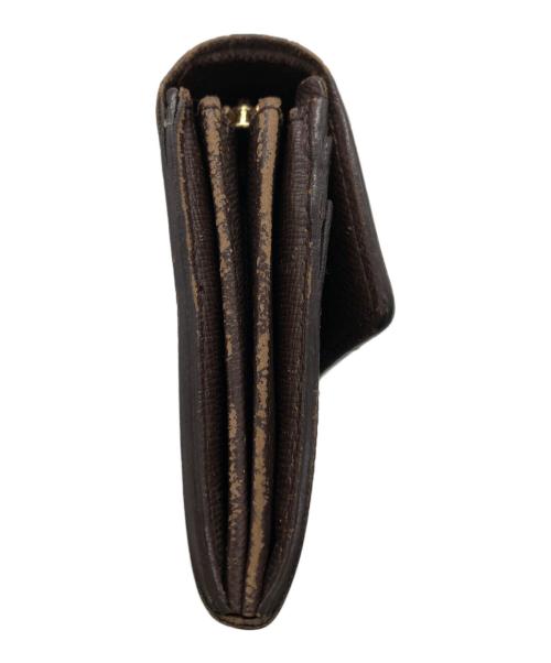 LOUIS VUITTON（ルイ ヴィトン）LOUIS VUITTON (ルイ ヴィトン) ダミエ・ポルトフォイユ・サラ ロングウォレット／DAMIER PORTEFEUILLE SARAH LONG WALLET ブラウンの古着・服飾アイテム