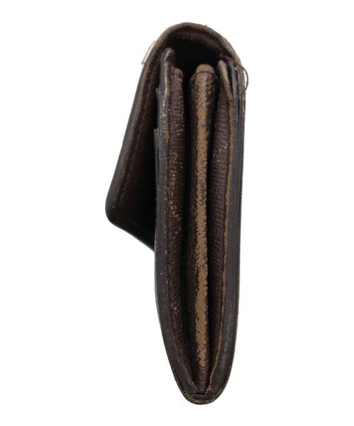 LOUIS VUITTON（ルイ ヴィトン）LOUIS VUITTON (ルイ ヴィトン) ダミエ・ポルトフォイユ・サラ ロングウォレット／DAMIER PORTEFEUILLE SARAH LONG WALLET ブラウンの古着・服飾アイテム