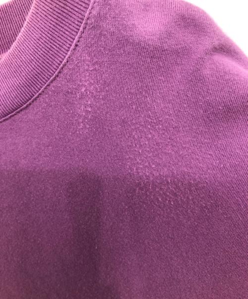 AURALEE（オーラリー）AURALEE (オーラリー) ソフトコードビッグT／SOFT CORD BIG TEE パープル サイズ:5の古着・服飾アイテム