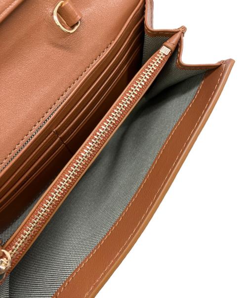 COLE HAAN（コールハーン）COLE HAAN (コールハーン) チェーンショルダーウォレット ブラウンの古着・服飾アイテム