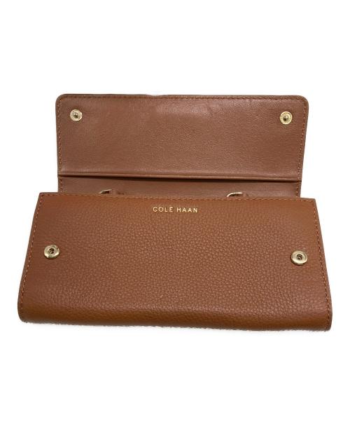 COLE HAAN（コールハーン）COLE HAAN (コールハーン) チェーンショルダーウォレット ブラウンの古着・服飾アイテム