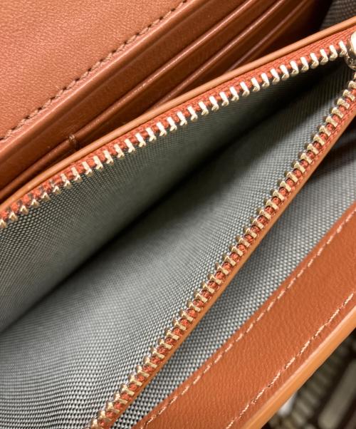 COLE HAAN（コールハーン）COLE HAAN (コールハーン) チェーンショルダーウォレット ブラウンの古着・服飾アイテム