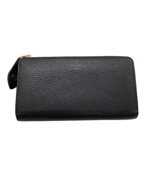 LOUIS VUITTON（ルイ ヴィトン）LOUIS VUITTON (ルイ ヴィトン) トリヨン ポルトフォイユ・コメット／TAURILLON PORTEFEUILLE COMET ブラック×ピンクの古着・服飾アイテム