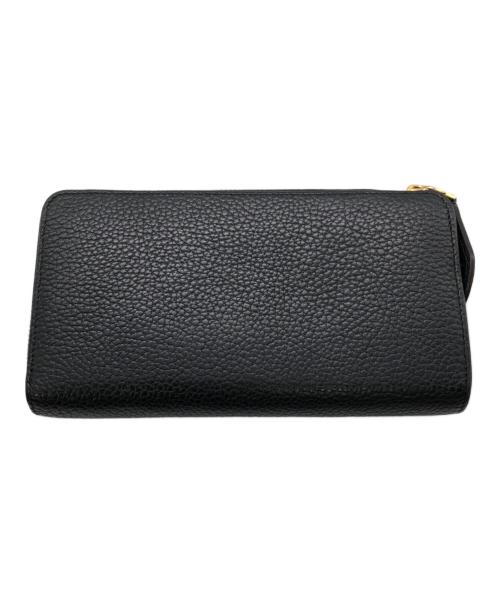 LOUIS VUITTON（ルイ ヴィトン）LOUIS VUITTON (ルイ ヴィトン) トリヨン ポルトフォイユ・コメット／TAURILLON PORTEFEUILLE COMET ブラック×ピンクの古着・服飾アイテム