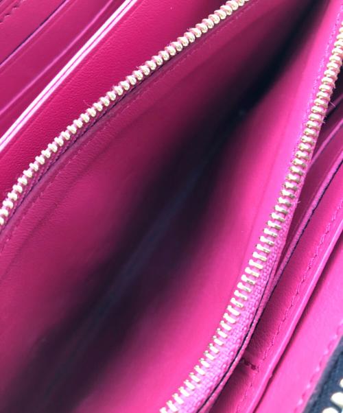 LOUIS VUITTON（ルイ ヴィトン）LOUIS VUITTON (ルイ ヴィトン) トリヨン ポルトフォイユ・コメット／TAURILLON PORTEFEUILLE COMET ブラック×ピンクの古着・服飾アイテム
