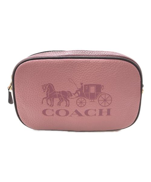 COACH（コーチ）COACH (コーチ) ホースアンドキャリッジ クロスボディバッグ／HORSE AND CARRIAGE CROSS BODY BAG ピンクの古着・服飾アイテム
