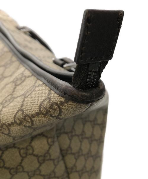 GUCCI（グッチ）GUCCI (グッチ) GGスプリーム トートバッグ／GG SUPREME TOTE BAG ブラウンの古着・服飾アイテム