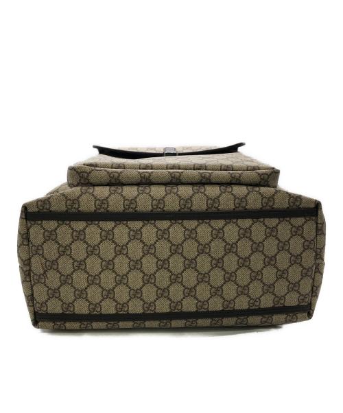 GUCCI（グッチ）GUCCI (グッチ) GGスプリーム トートバッグ／GG SUPREME TOTE BAG ブラウンの古着・服飾アイテム