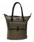 GUCCI（グッチ）の古着「GGスプリーム トートバッグ／GG SUPREME TOTE BAG」｜ブラウン