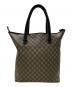 GUCCI (グッチ) GGスプリーム トートバッグ／GG SUPREME TOTE BAG ブラウン：30000円