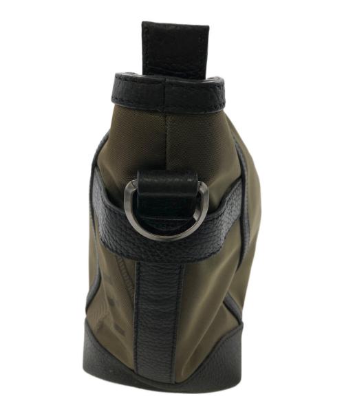 BURBERRY（バーバリー）BURBERRY (バーバリー) ナイロン×レザーショルダーバッグ／NYLON×LEATHER SHOULDER BAG オリーブの古着・服飾アイテム