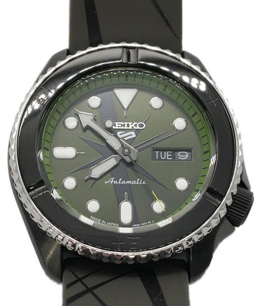 SEIKO（セイコー）SEIKO (セイコー) ONE PIECE (ワンピース) SBSA153 ファイブスポーツ ワンピース ゾロモデル 159/5000／FIVE SPORTS ONEPIECE ZORO MODEL グリーンの古着・服飾アイテム