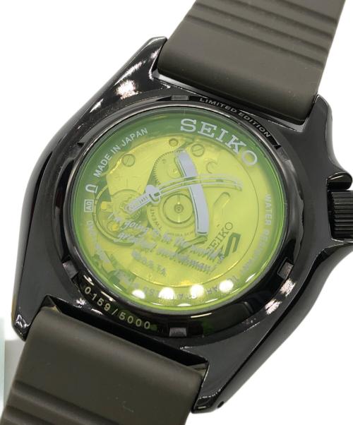 SEIKO（セイコー）SEIKO (セイコー) ONE PIECE (ワンピース) SBSA153 ファイブスポーツ ワンピース ゾロモデル 159/5000／FIVE SPORTS ONEPIECE ZORO MODEL グリーンの古着・服飾アイテム