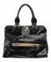 LONGCHAMP (ロンシャン) エナメル2ウェイバッグ／ENAMEL ２WAY BAG ブラック：11000円