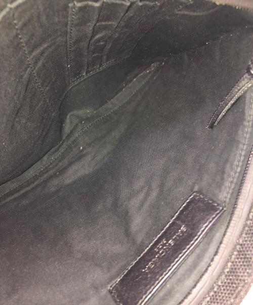 BALENCIAGA（バレンシアガ）BALENCIAGA (バレンシアガ) ロゴクラッチバッグ／LOGO CRATCH BAG ブラックの古着・服飾アイテム