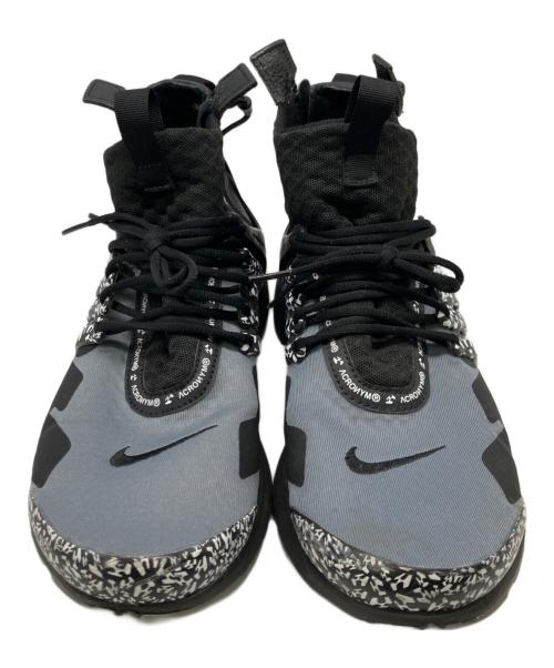 NIKE（ナイキ）NIKE (ナイキ) ACRONYM (アクロニウム) ハイカットスニーカー グレー×ブラック サイズ:27cmの古着・服飾アイテム