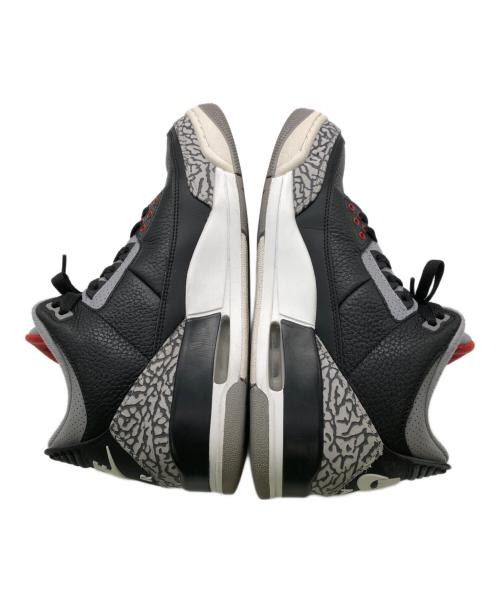 NIKE（ナイキ）NIKE (ナイキ) エアジョーダン3 レトロ OG／AIR JORDAN3 RETRO OG ブラック×グレー サイズ:27cmの古着・服飾アイテム