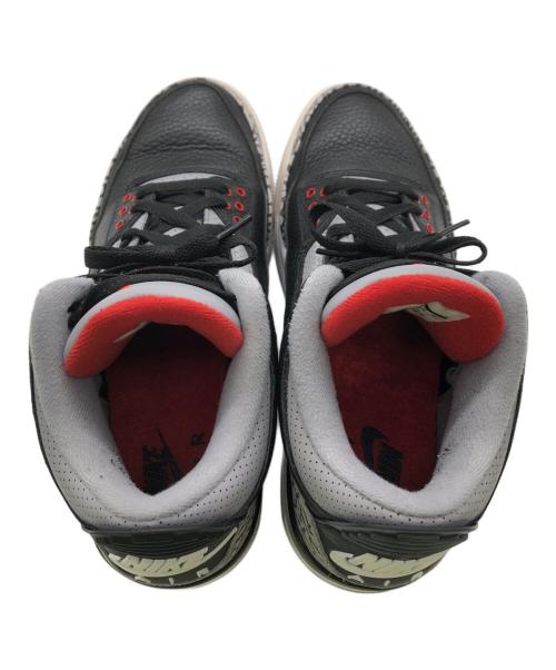 NIKE（ナイキ）NIKE (ナイキ) エアジョーダン3 レトロ OG／AIR JORDAN3 RETRO OG ブラック×グレー サイズ:27cmの古着・服飾アイテム