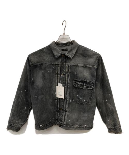 flagstuff（フラグスタフ）flagstuff (フラグスタフ) トラッカージャケット スタイル1st／TRACKER JACKET STYLE 1ST ブラック サイズ:Ｌの古着・服飾アイテム