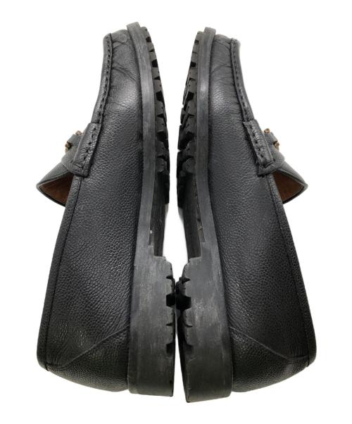 Salvatore Ferragamo（サルヴァトーレ フェラガモ）Salvatore Ferragamo (サルヴァトーレ フェラガモ) ガンチーニローファー／GANCINO LOAFER ブラック サイズ:27cmの古着・服飾アイテム