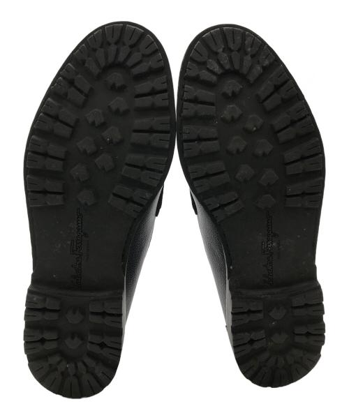 Salvatore Ferragamo（サルヴァトーレ フェラガモ）Salvatore Ferragamo (サルヴァトーレ フェラガモ) ガンチーニローファー／GANCINO LOAFER ブラック サイズ:27cmの古着・服飾アイテム