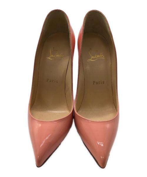 Christian Louboutin（クリスチャン・ルブタン）Christian Louboutin (クリスチャン・ルブタン) ピガール フォリーズ エナメルパンプス／PIGALLE FOLLIES ENAMEL PUMPS ピンク サイズ:36 1/2の古着・服飾アイテム