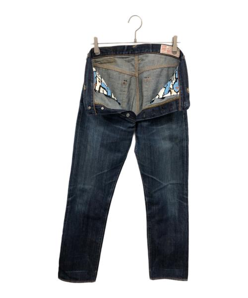 EVISU（エヴィス）EVISU (エヴィス) Lot.2000 N.2 デニムパンツ レギュラーストレート／DENIM PANTS REGULAR STRAIGHT インディゴ サイズ:W31の古着・服飾アイテム