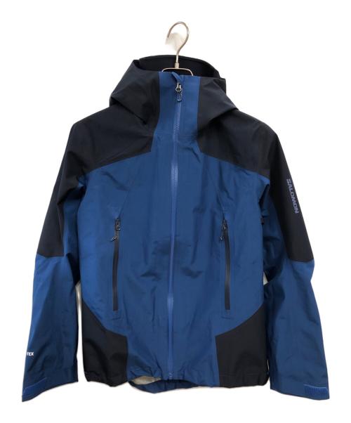 SALOMON（サロモン）SALOMON (サロモン) アウトライン ゴアテックス ハイブリッド ジャケット／OUTLINE GTX HYBRID JACKET ネイビー サイズ:Mの古着・服飾アイテム