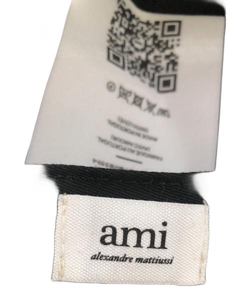 ami（アミ）ami (アミ) 刺繍ベースボールキャップ／EMBROIDERY BASEBALL CAP ブラックの古着・服飾アイテム