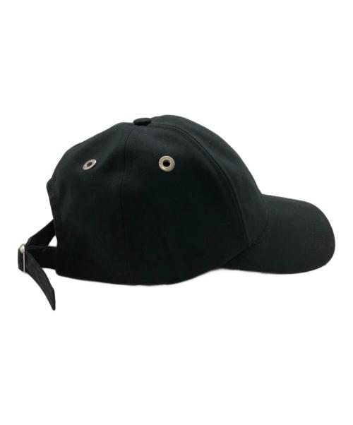 ami（アミ）ami (アミ) 刺繍ベースボールキャップ／EMBROIDERY BASEBALL CAP ブラックの古着・服飾アイテム