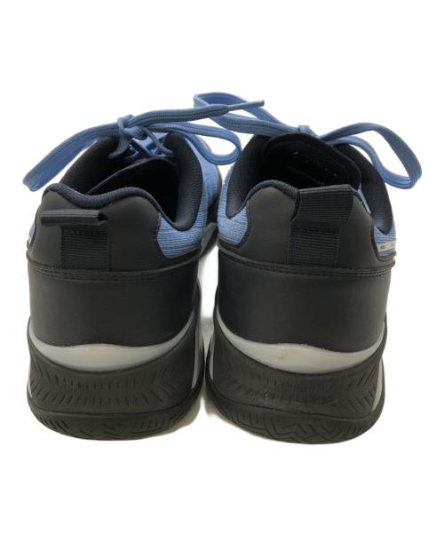 HUGO BOSS（ヒューゴ ボス）HUGO BOSS (ヒューゴ ボス) ミックスマテリアルスニーカー／MIX MATERIAL SNEAKERS ブルー サイズ:26.5cmの古着・服飾アイテム