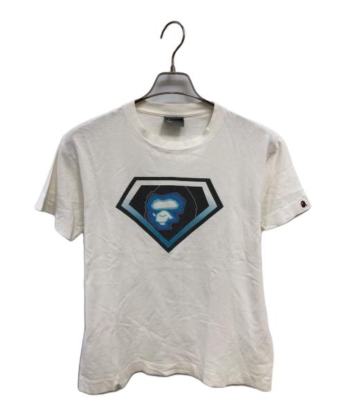 BAPE BY A BATHING APE（ベイプバイアベイシングエイプ）BAPE BY A BATHING APE (ベイプバイアベイシングエイプ) 90s プリント クルーネックTシャツ／90'S PRINT CREW NECK T-SHIRT