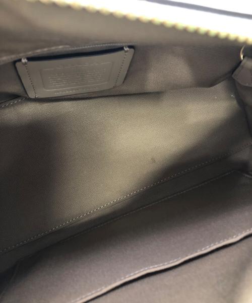 COACH（コーチ）COACH (コーチ) シグネチャー ミスティカル フローラルプリント ローワン サッチェル／SIGNATURE MYSTICAL FLORAL PRINT ROWAN SATCHEL ホワイトの古着・服飾アイテム