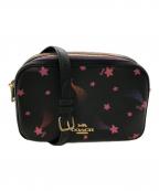 COACHコーチ）の古着「ジェス ディスコスター プリント クロスボディバッグ／JES DISCO STAR PRINTCROSSBODY BAG」｜ブラック